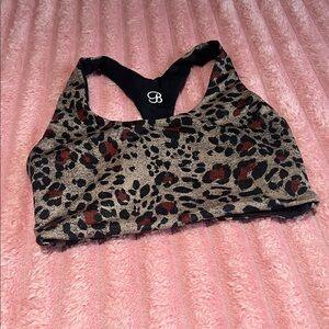 Bombshell Sportswear Leopard Print Sports Bra